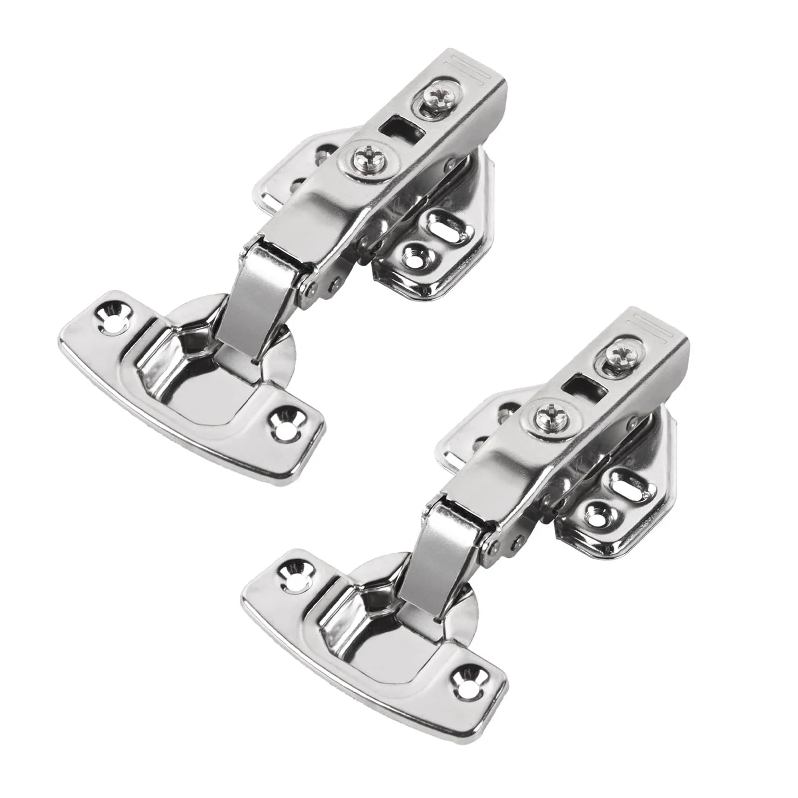 Precision Stainless Steel Soft Close Cabinet Hinges - 20 Pack - Upgrade Your Cabinets