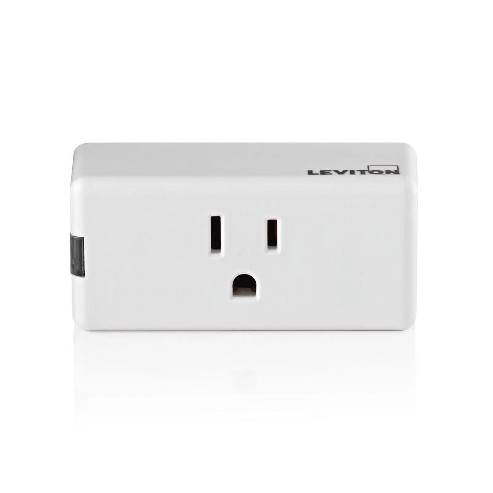 1 Pc, Leviton Decora Smart Grounded 1 Outlets Wi-Fi Mini Plug-In 1 Pk