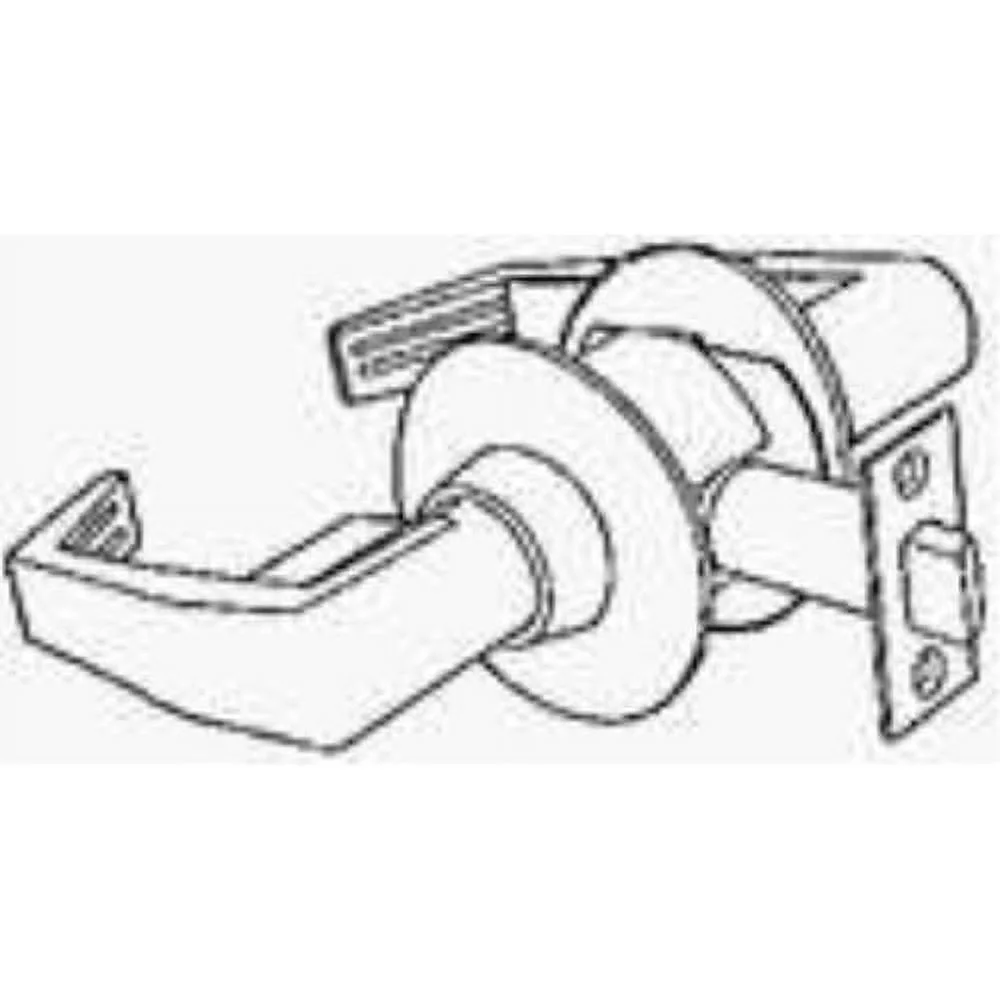 Tell Manufacturing CL100016 Satin Chrome Heavy-Duty Commercial Privacy Lever