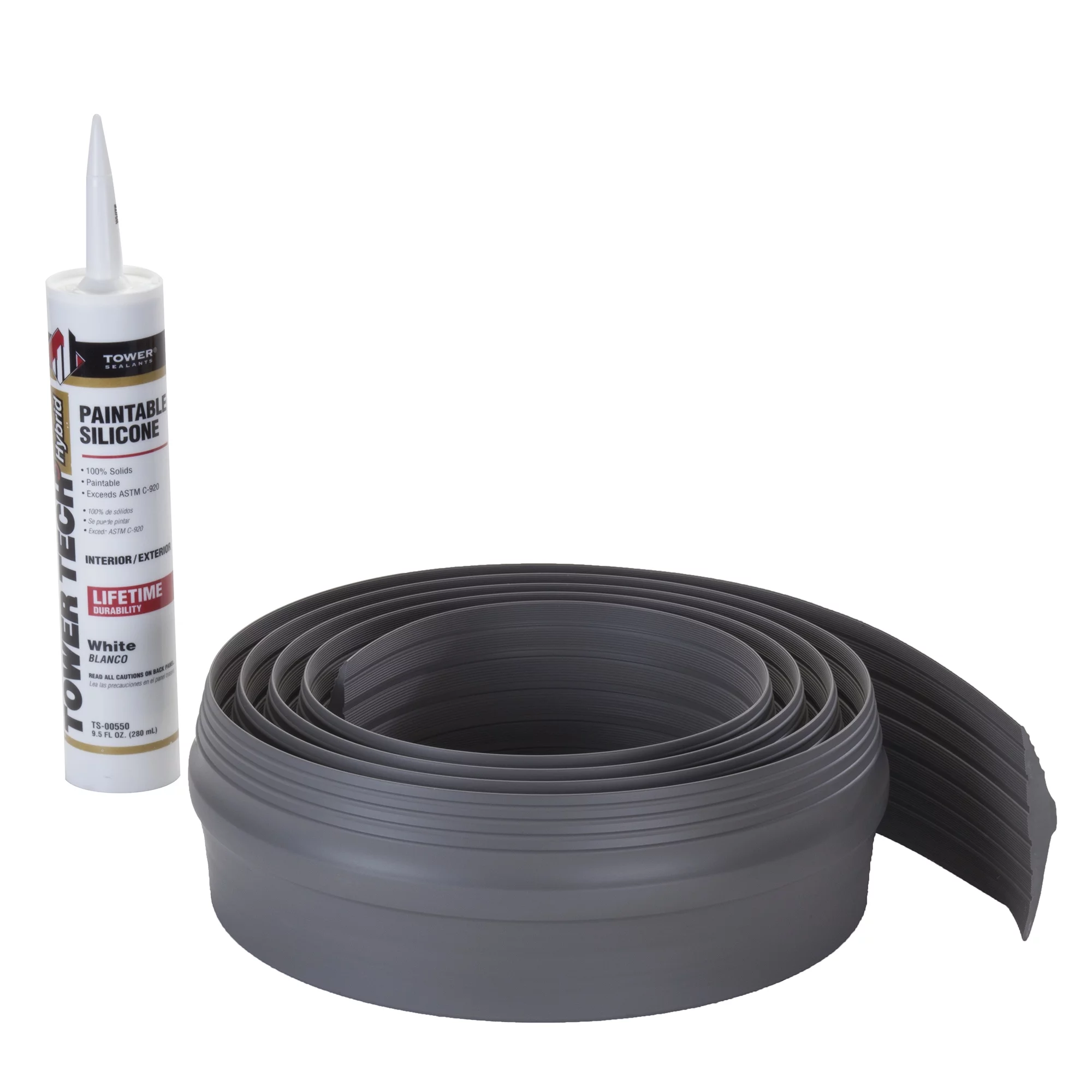 M-D Building Products 50100 Vinyl Threshold Kit for Garage Doors 10 ft. L x 1/8 in.
