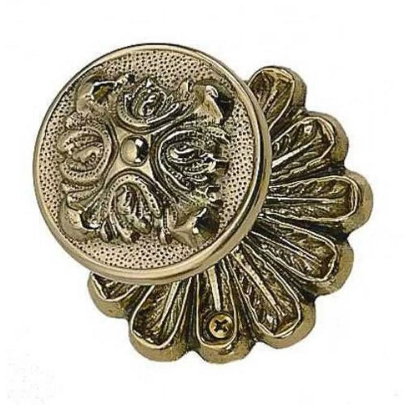 Brass Accents D05-K144A-MLT-609 Maltesia Knob & Rose Passage Set - Antique Brass