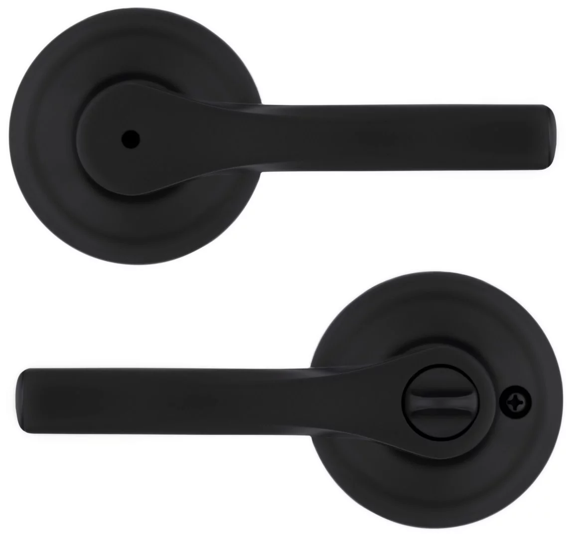 Kwikset 300Hyl Henley Privacy Door Lever Set - Nickel