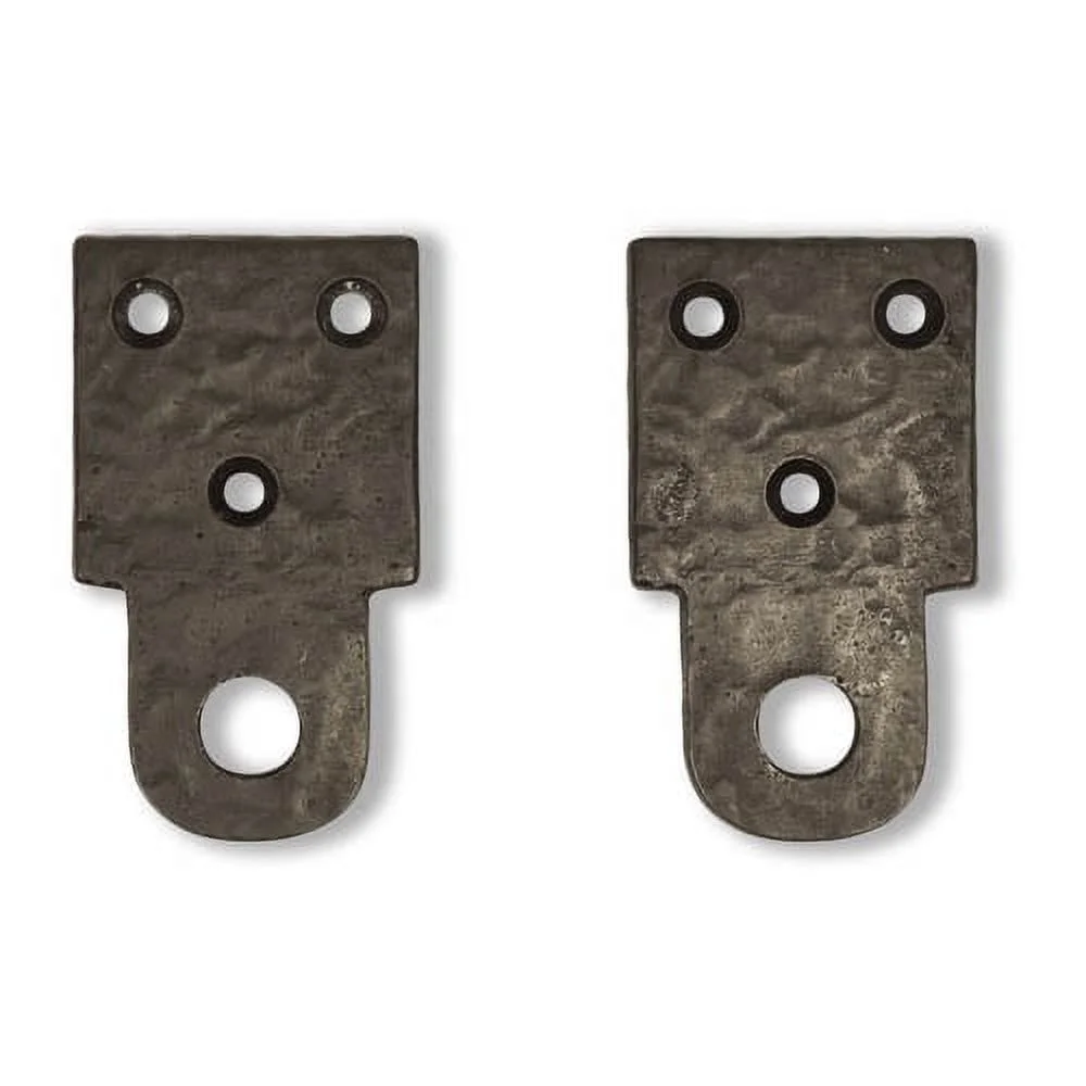 Bronze Gate Mortise Lock Plates - 2 Piece Set