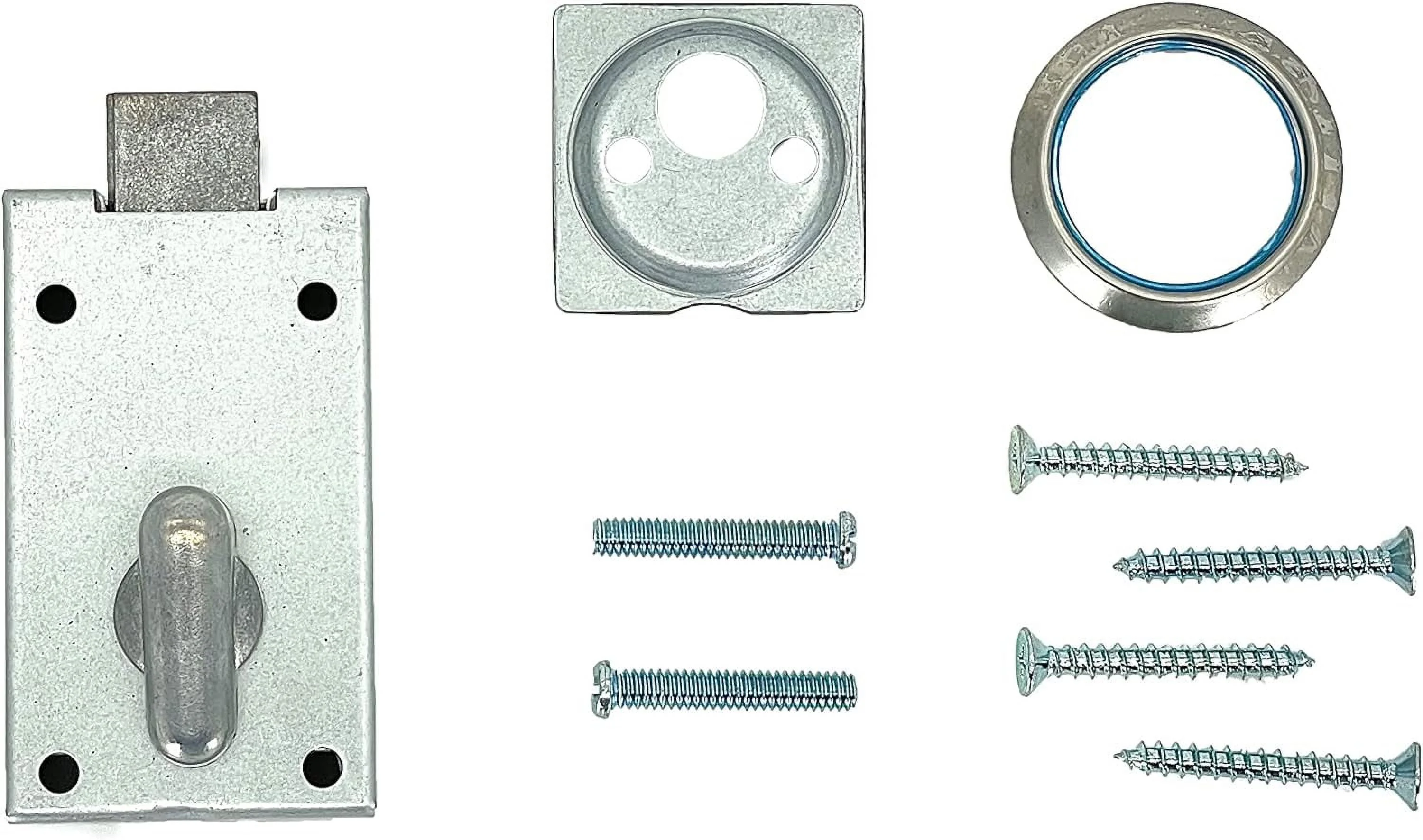 Garage Door Lock Clear Aluminum