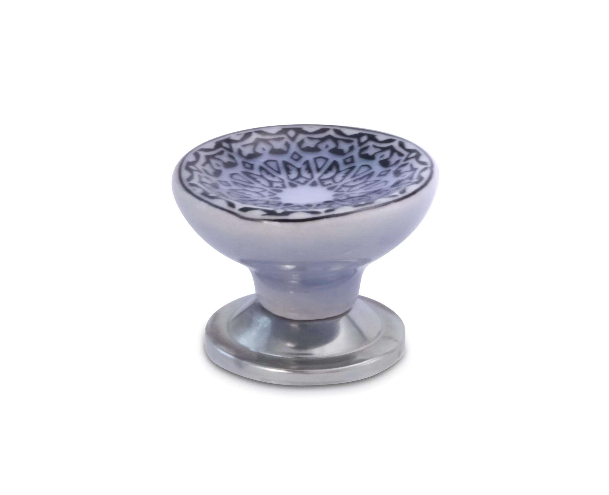 Mascot Hardware New Haven 1-4/7 In. Black Cupped Cabinet Knob - Pack of 10