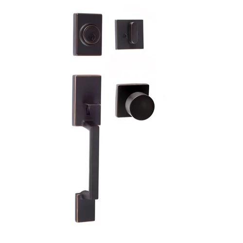 Sure-Loc Hardware Modern Series Single Cylinder Entrance Handleset