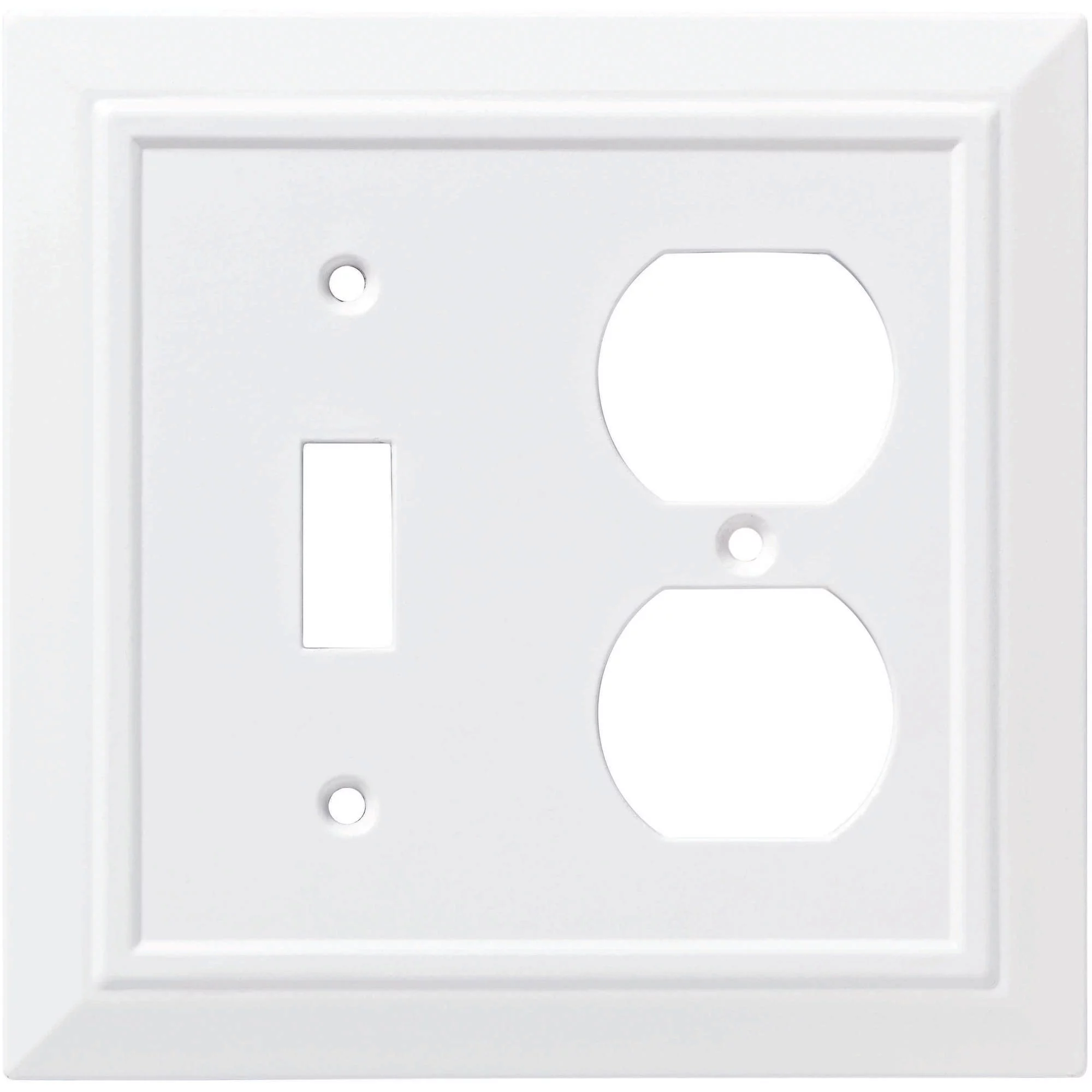 Franklin Brass Classic Architecture Switch/Duplex Wall Plate in Pure White