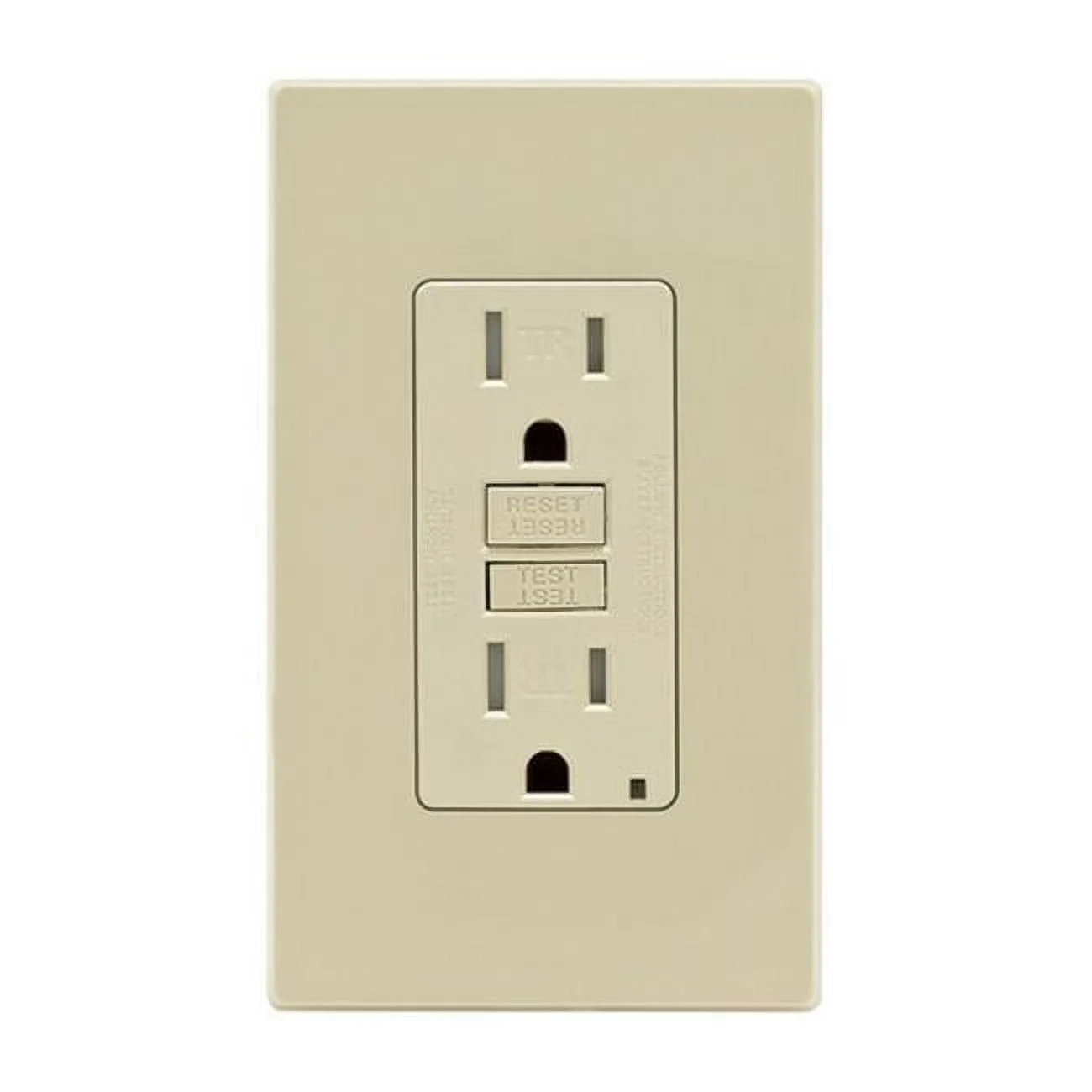 Leviton 15 amps 125 V Ivory Outlet/Wallplate 5-15R 1 pk
