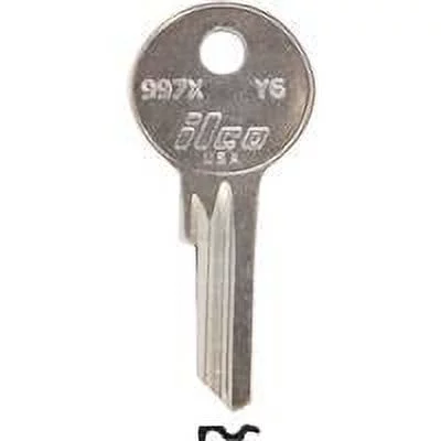ILCO Yale Nickel Plated House Key, Y6 / 997X (10-Pack) AL3202400B