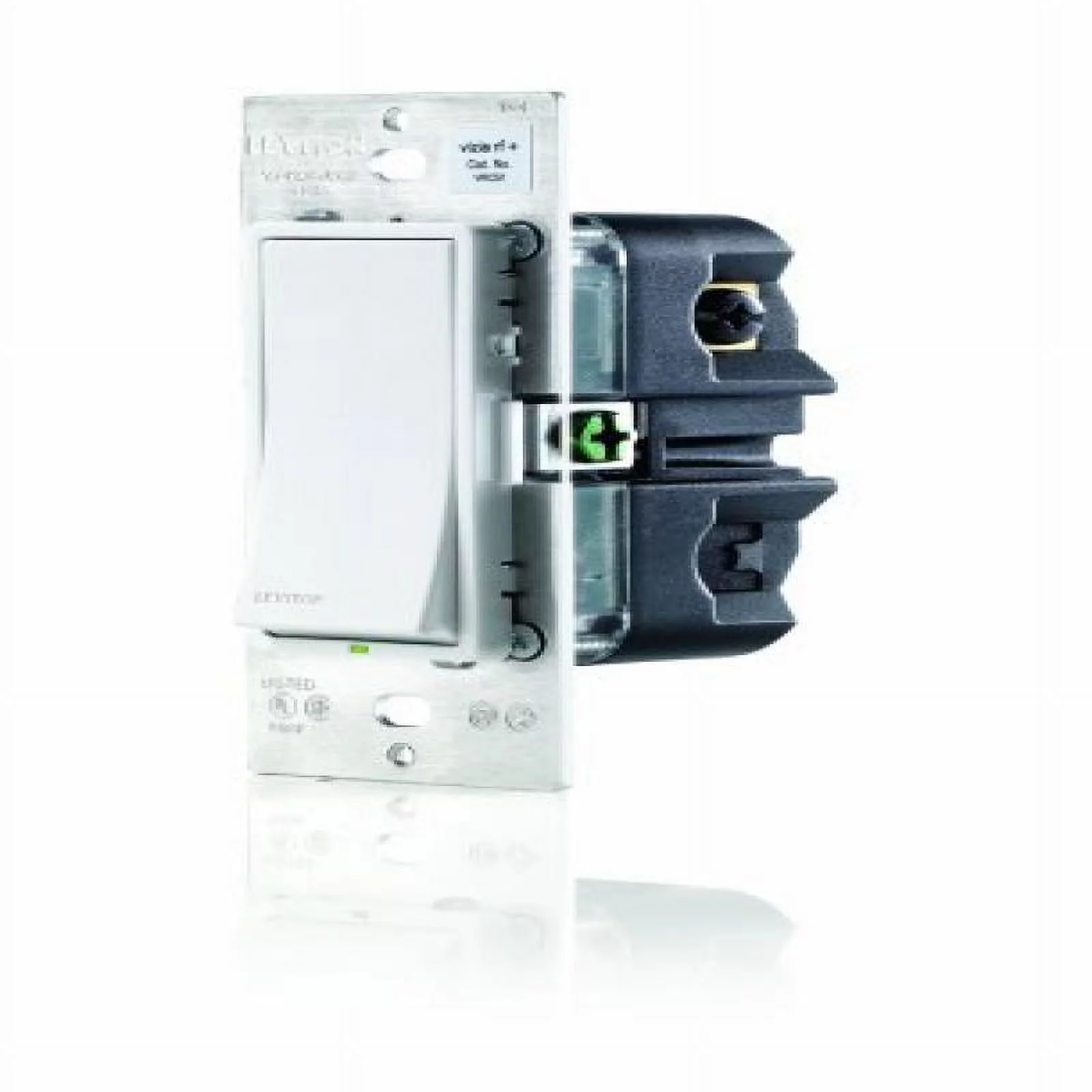 LevitonVRCS1-1LX Vizia RF + 1-Button Scene Controller/Virtual Switch Remote for Multi-Location Control, White/Ivory/Almond