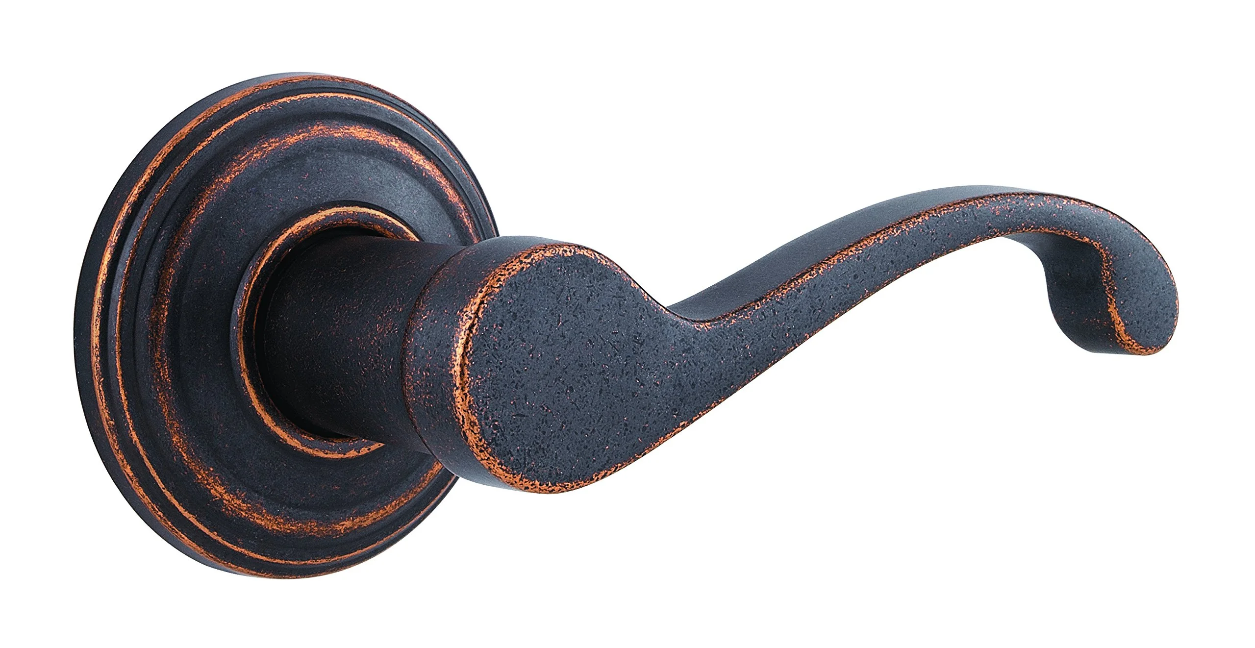 Kwikset Commonwealth Right-Handed Half-Dummy Lever in Rustic Bronze