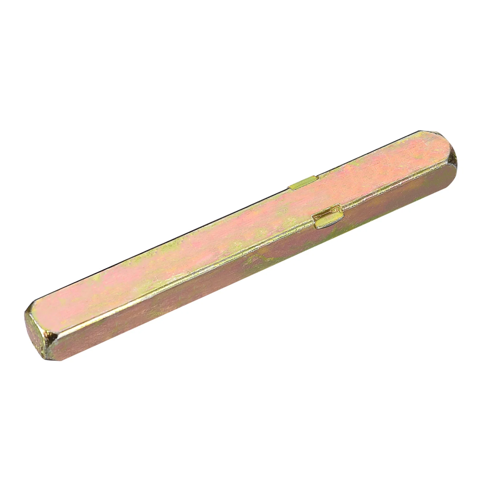 Door Knob Spindle, 70mm Long Door Spindle Replacement Door Handle Parts for 25mm Thick Doors, Gold