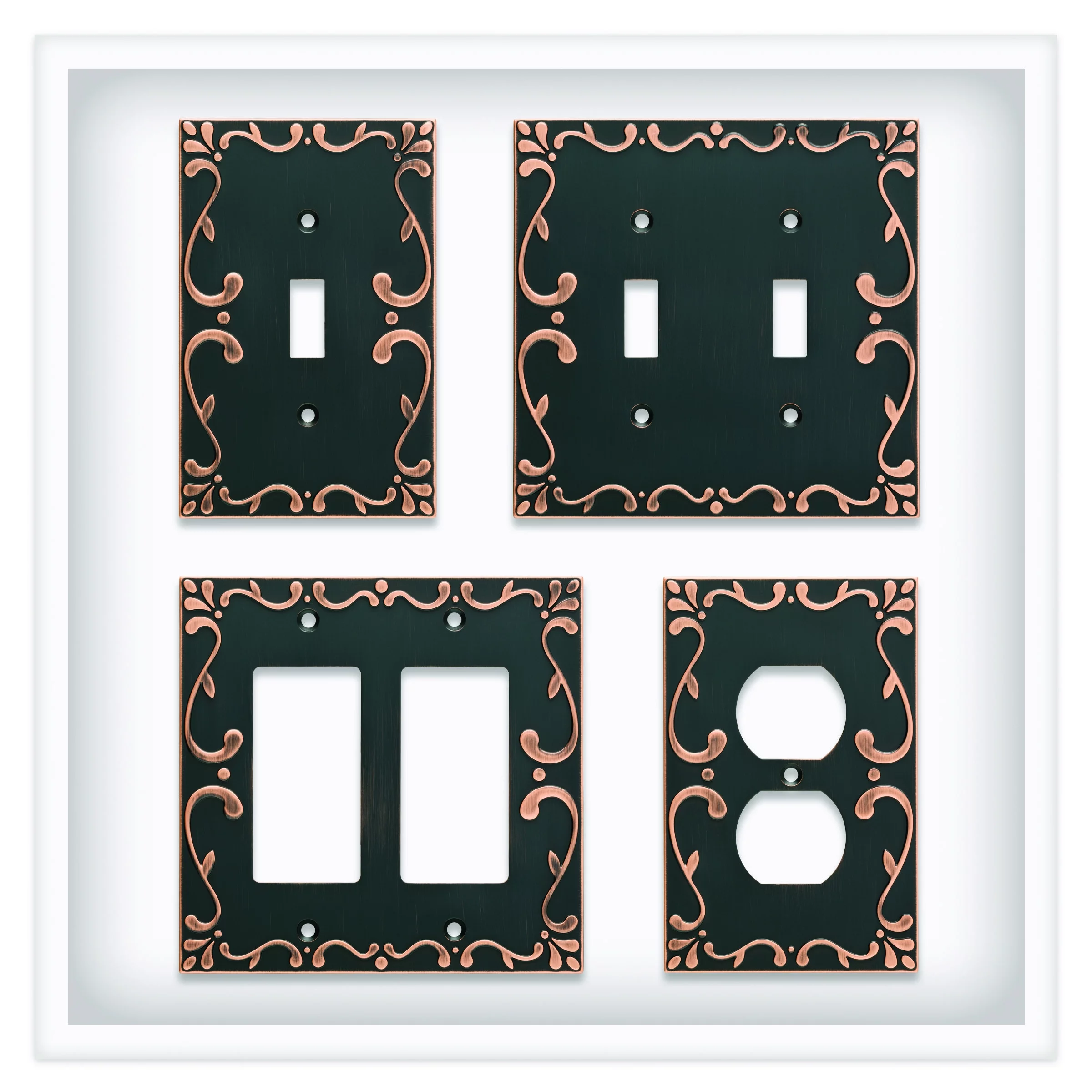 Franklin Brass Classic Lace Switch/Rocker Wall Plate
