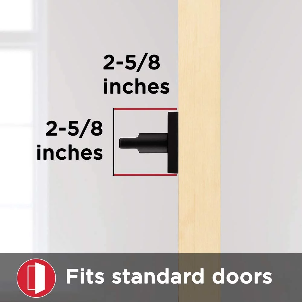 Kwikset Halifax Lever with Square Rose Half Dummy in Satin Nickel