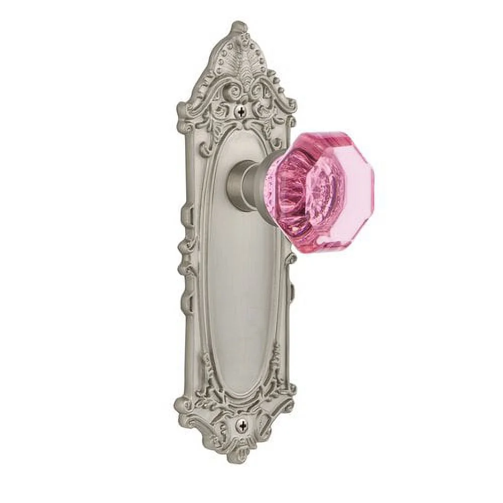 Nostalgic Warehouse Vicwap_Psg_234_Nk Victorian Rose Passage Door Knob Set - Brass