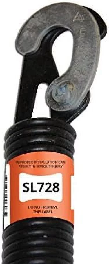 SL728 28-Inch Lock-End Garage Door Extension Spring (.177