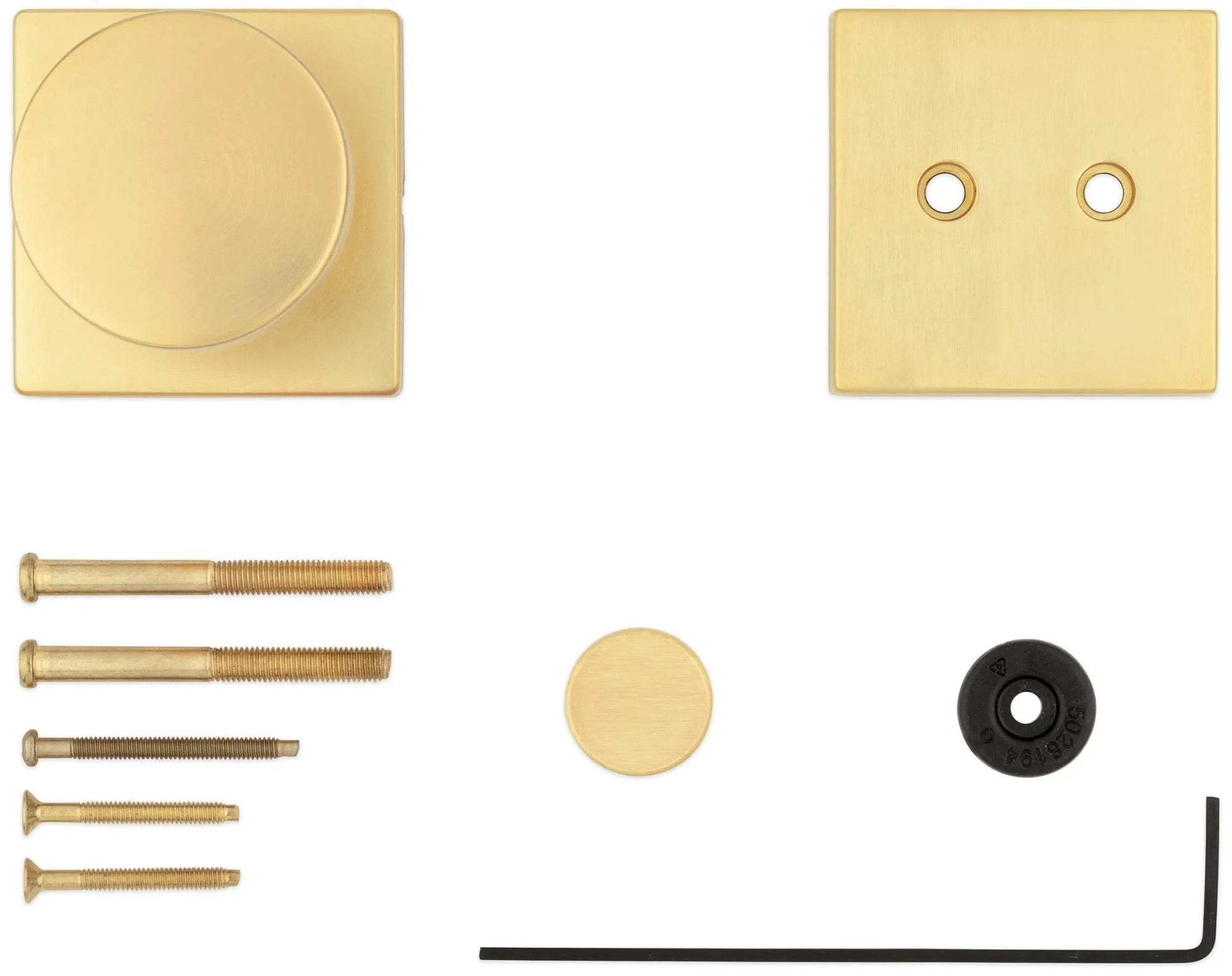 Kwikset 973Psksqt Pismo Non-Turning Dummy Interior Pack - Nickel