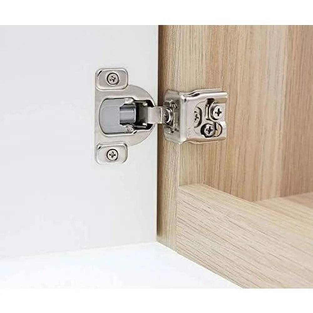 kitchen cabinet hinges, 1-1/4” (pack of 50) - soft close cupboard door hinges - home improvement (cabinet hardware) - 3 way adjustability & easy installation