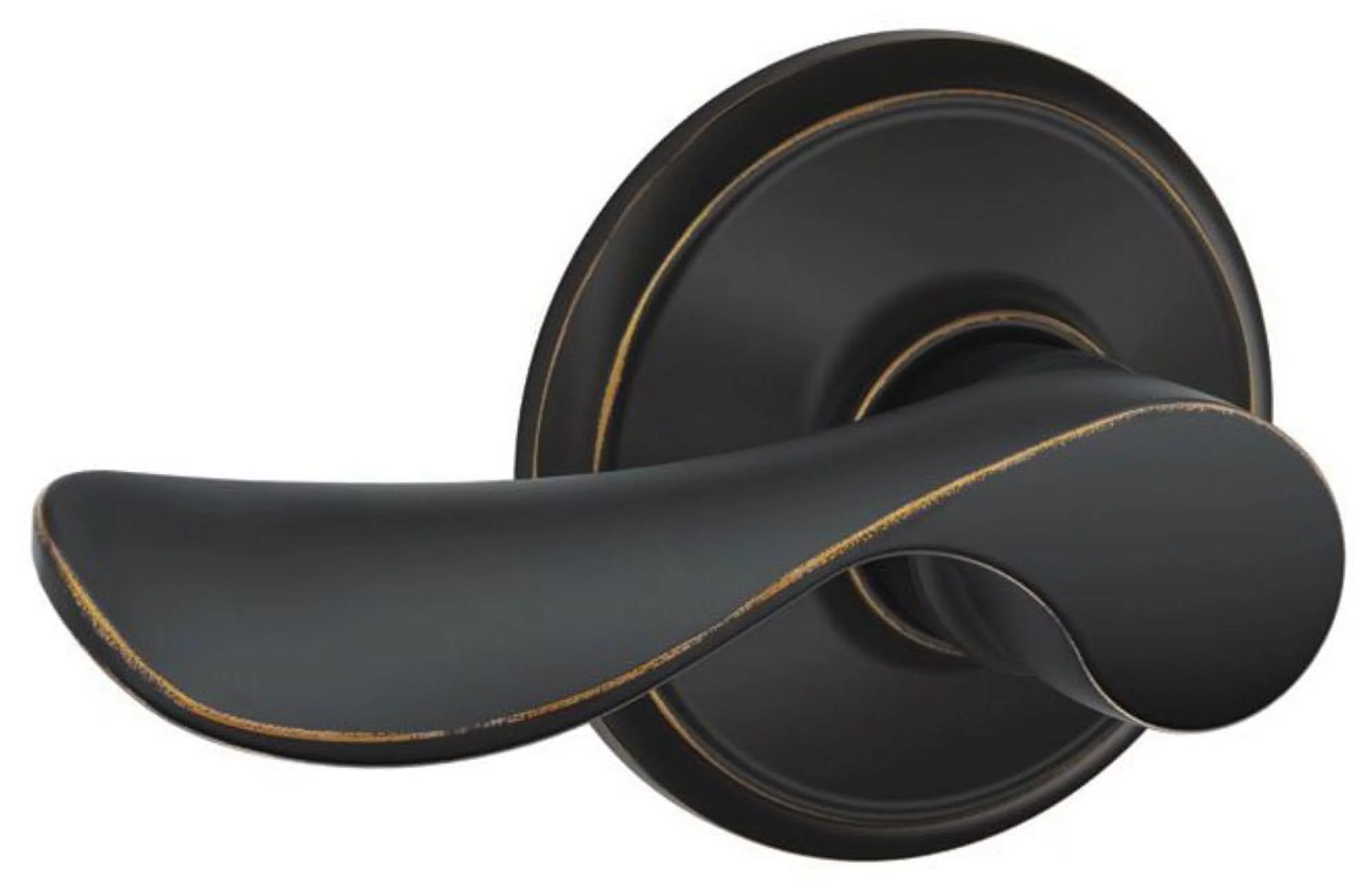 Schlage F10 CHP 716 16-080 10-027 Champagne Hall and Closet Lever, Aged Bronze