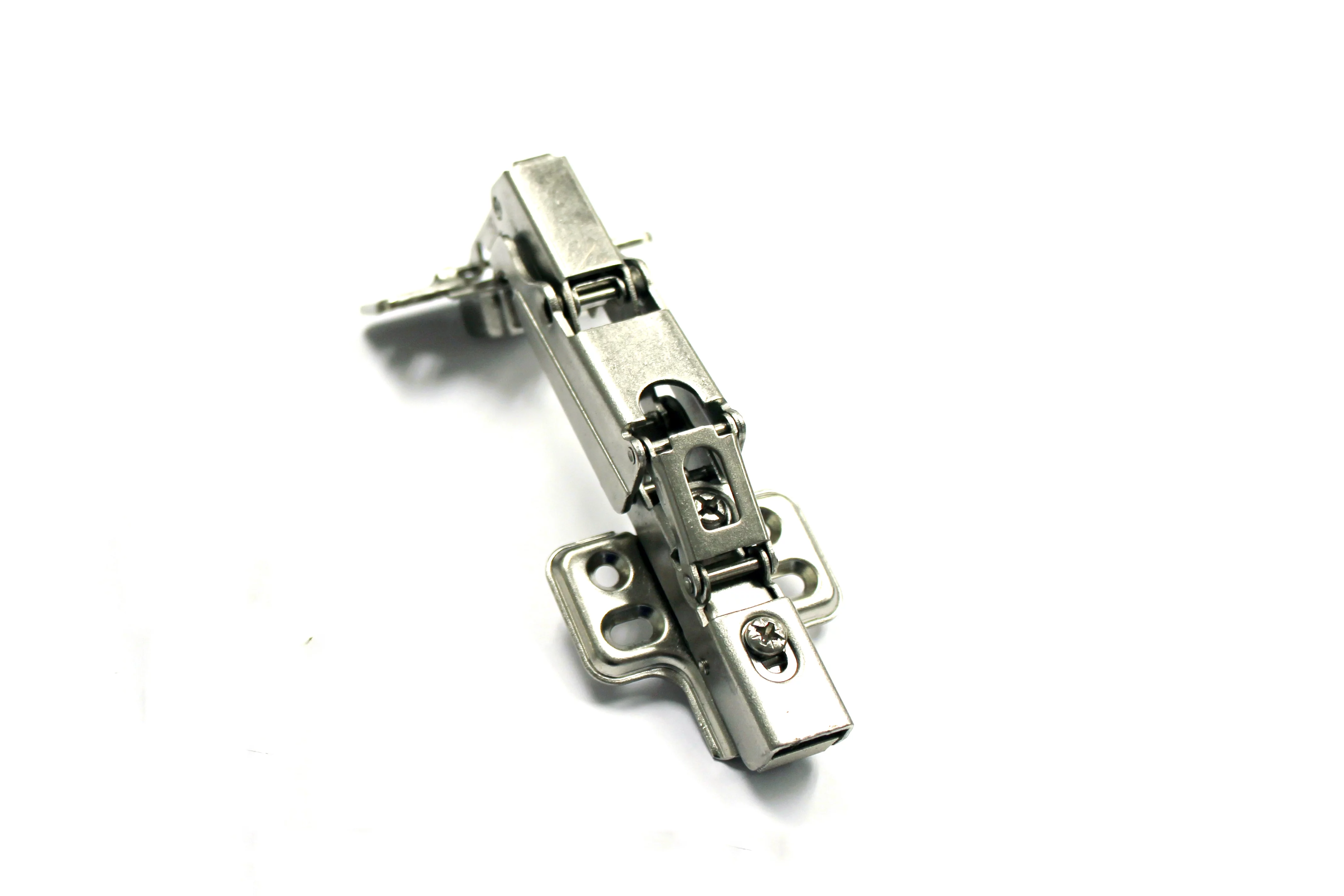 Berta 165 Degree Soft Close Full Overlay Frameless Lazy Susan Cabinet Hinges with Screws (4 Pack)