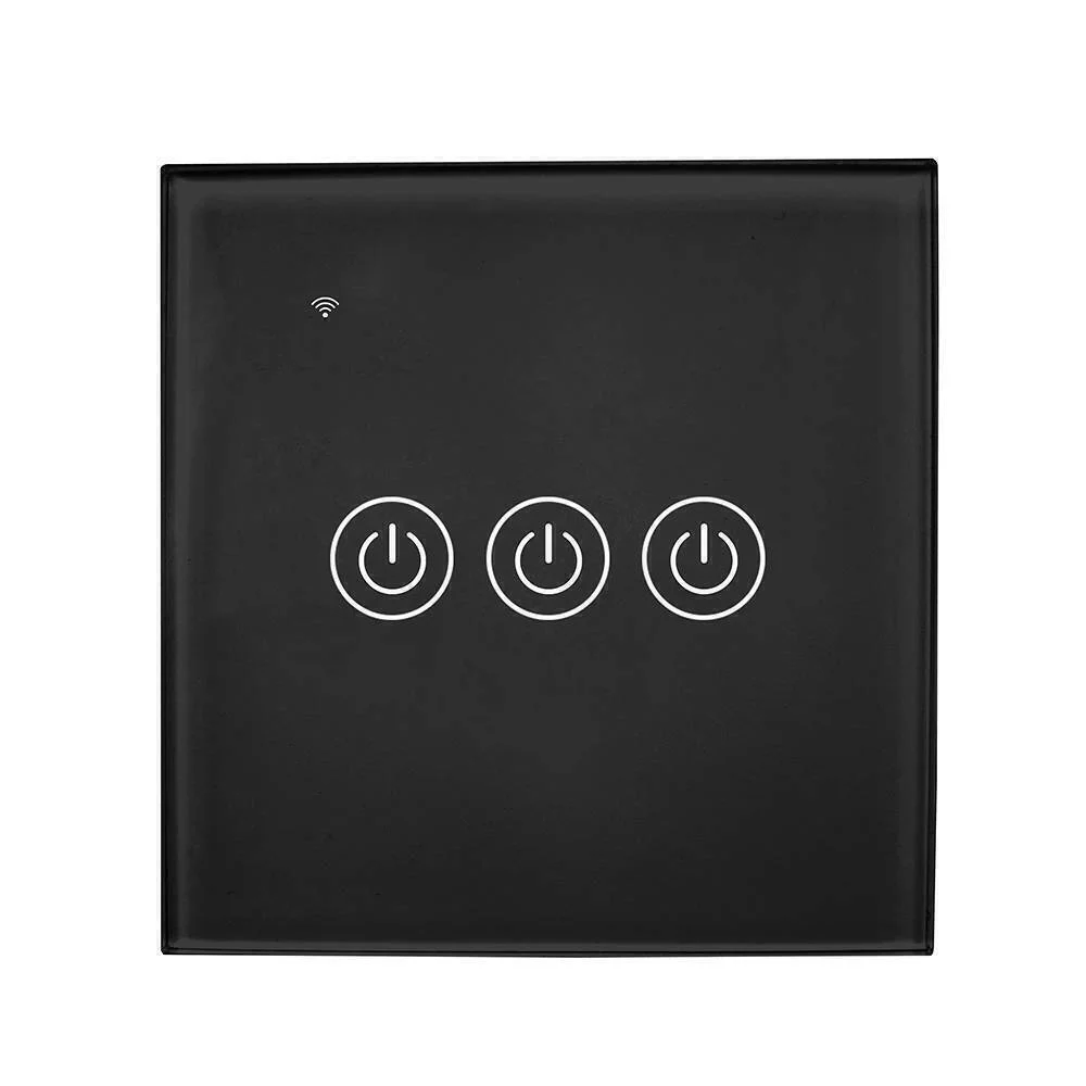 1/2/3 Gang Smart Light Switch Home WiFi Touch Wall Panel For Amazon Alexa Google
