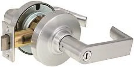 Schlage D Grade 1 Rhodes Privacy Leverset 2-3/4'' Bs Satin Chrome