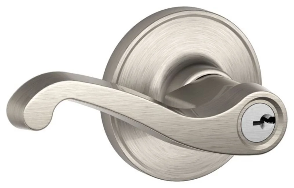 Schlage J54-Las Lasalle Single Cylinder Keyed Entry Door Lever Set (Formerly Dexter) -