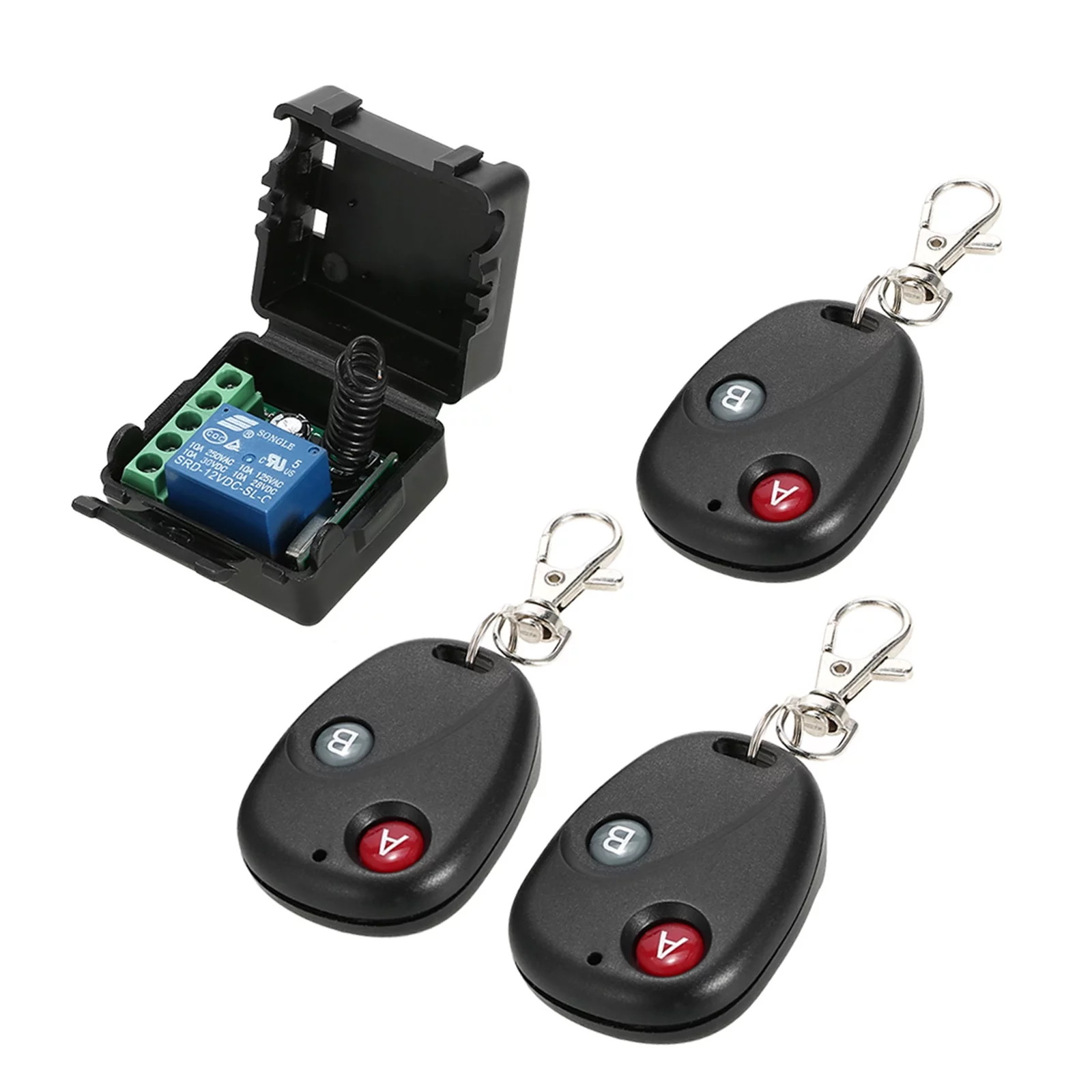 Carevas Smart Home 433Mhz DC 1CH&nbsp;Wireless Remote Switch Relay Receiver Universal Remote Control Switch Module and RF Remote Controls 1527