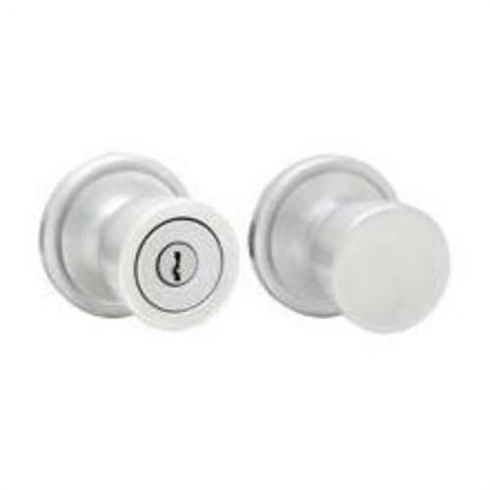Kwikset 750A26D6ALRCS Signature Series Vestibule Knob Locksets, Satin Chrome, Each