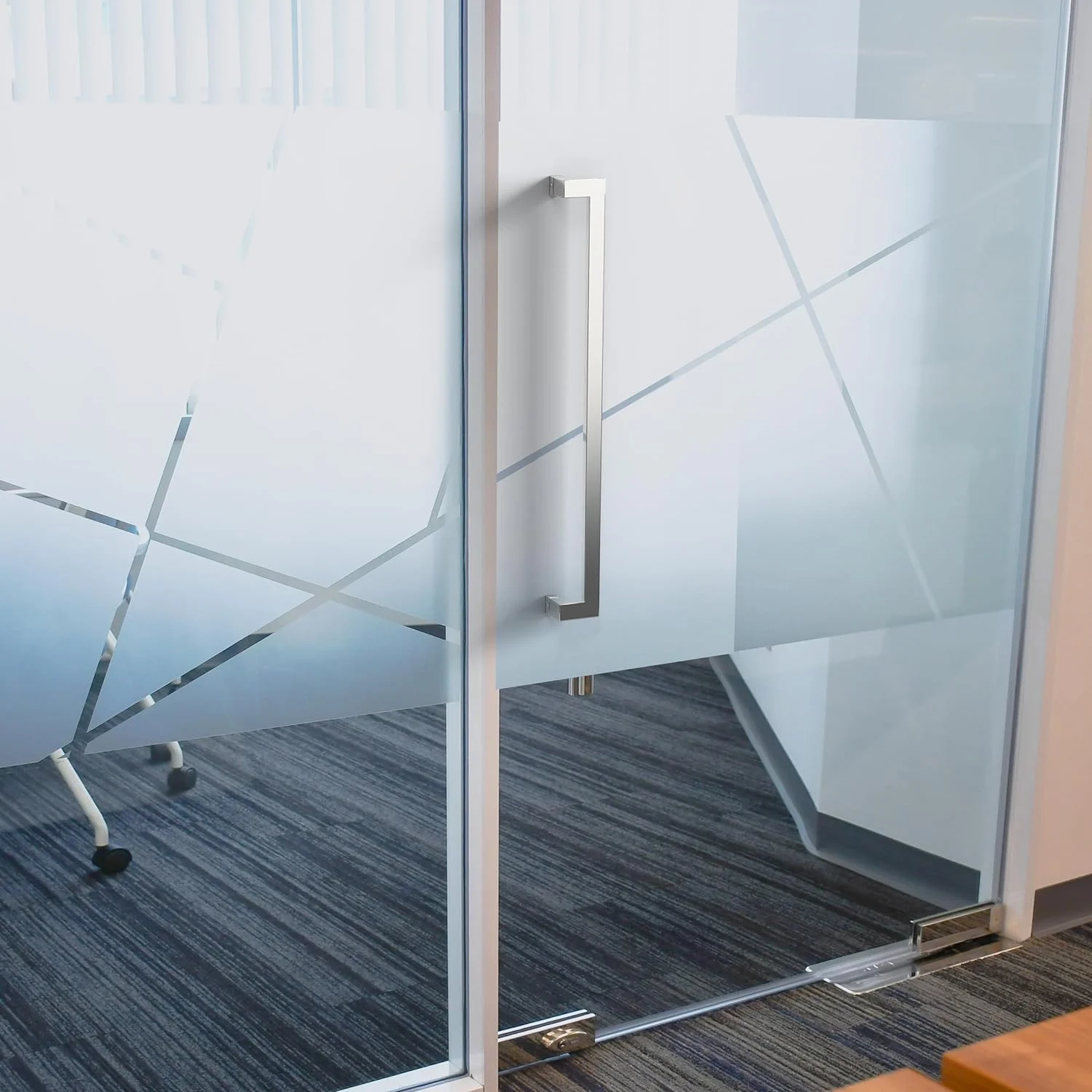 Modern Contemporary Long Stainless Steel Push Pull Door Handle for Home Entrance Glass Shower Wooden Barn & Office Store Shop Doors - Brushed  - 36 Inch