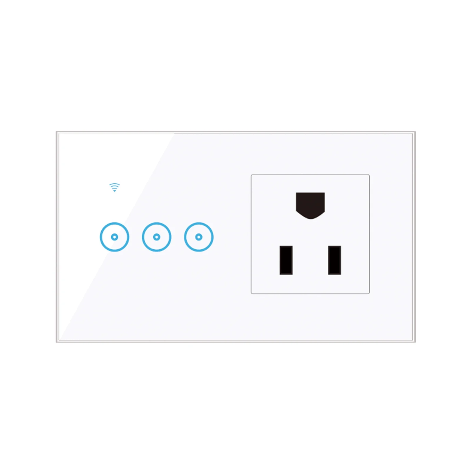 Smart Switch,Switch App Remote With Wi-fi Switch Wi-fi Switch Outlet With 3 Wall Outlet With Remote Voice Switch Outlet Switch App Voice Compatible 3 Switch Dsfen