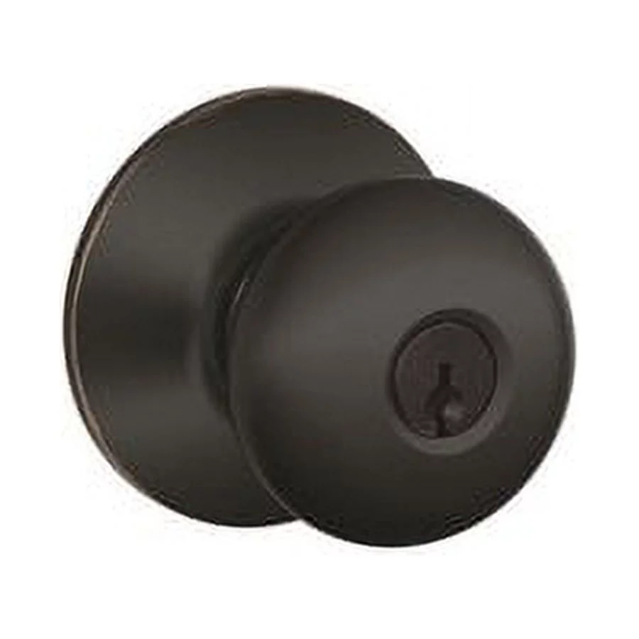 Schlage F51AVPLY716 Aged Bronze Plymouth Keyed Entry Knob