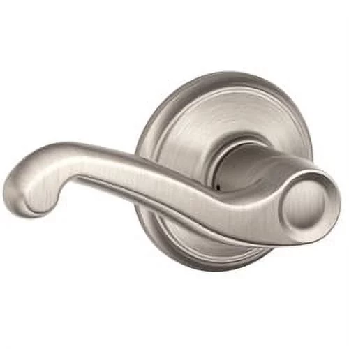 SCHLAGE Lock CO F10V FLA 619 Flair Pass Lockset, Satin Nickel