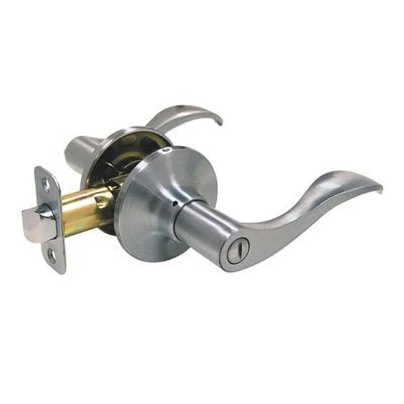 Deltana 6461-26 Savanna Home Series Traditional Door Leverset Single Cylinder Right Handed Chrome