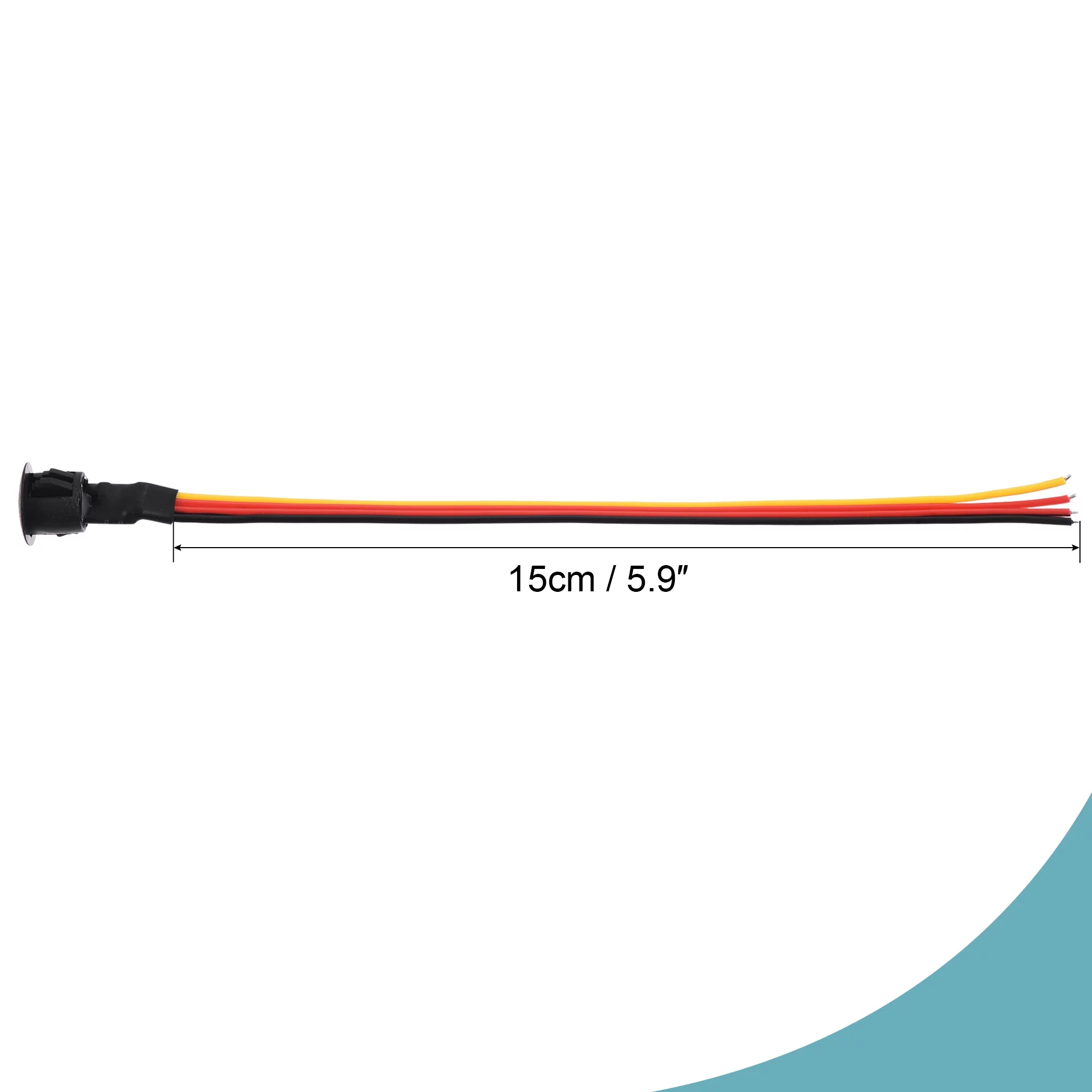 Uxcell DC 3V Touch Dimmer Switch 10mm Diameter Snap-in Mount Black for LED Lights Strip Lights