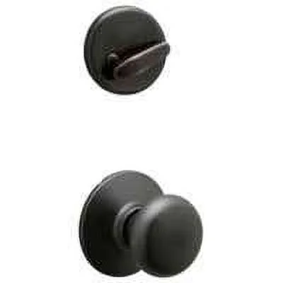 Schlage Residential F59 PLY 716 F Series Interior Pack, Aged Bronze, Knob Handle, 1-5/8 to 2 in Thick Door
