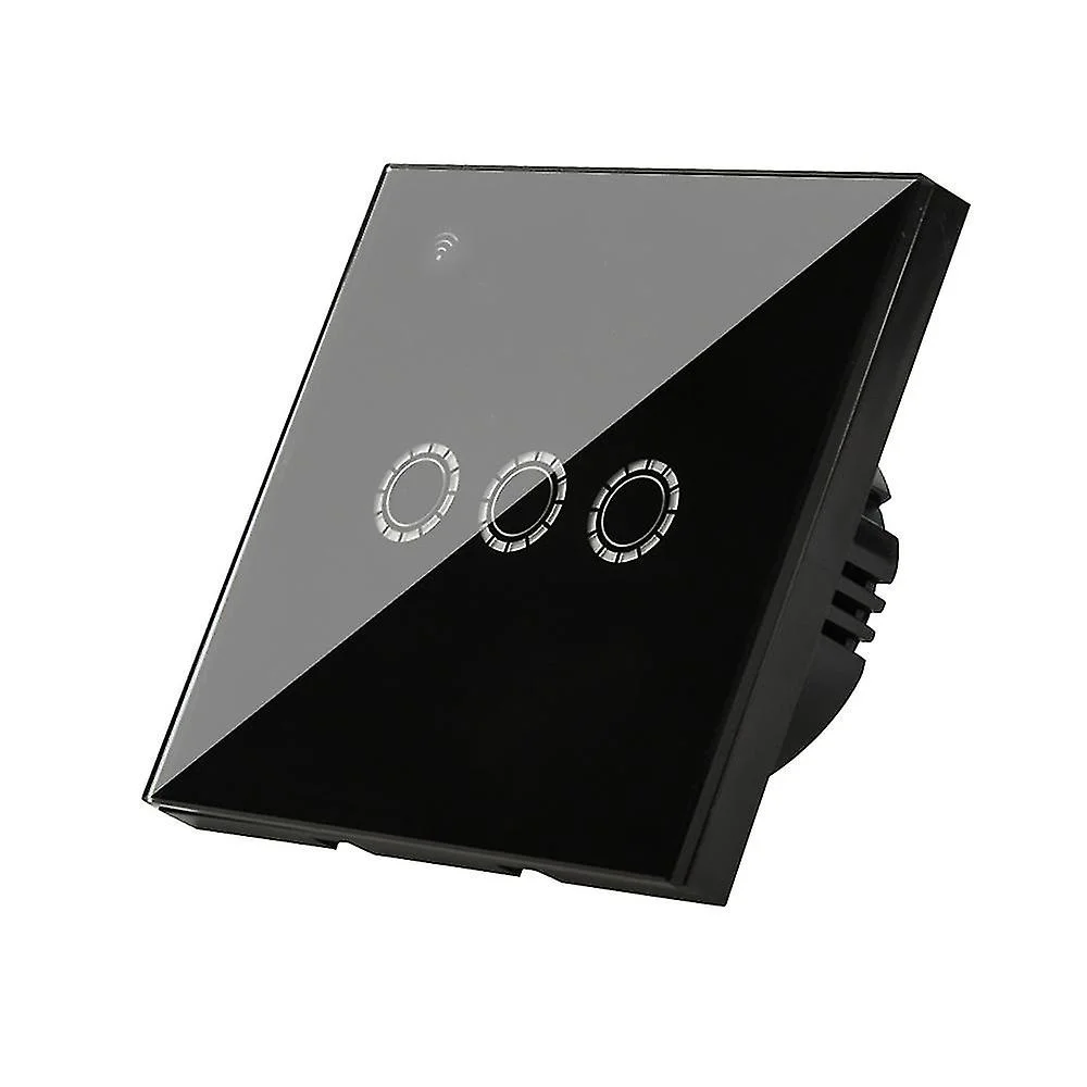 Tuya EU US Wifi Smart Touch Switch 1/2/3/4 Gang Wall Light Switch