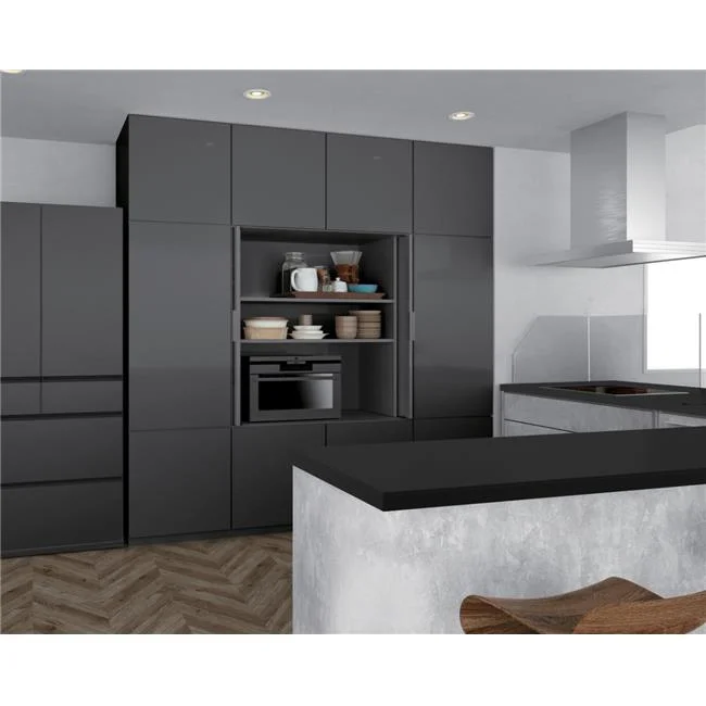 Sugatsune SUALT ST15 D10M 16 16 in. Overlay Pocket Door System - Soft-Close - Nickel