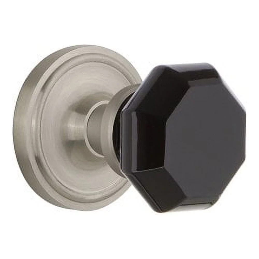Nostalgic Warehouse Clawab_Sd_Nk Classic Solid Brass Rose Single Dummy Door Knob - Chrome