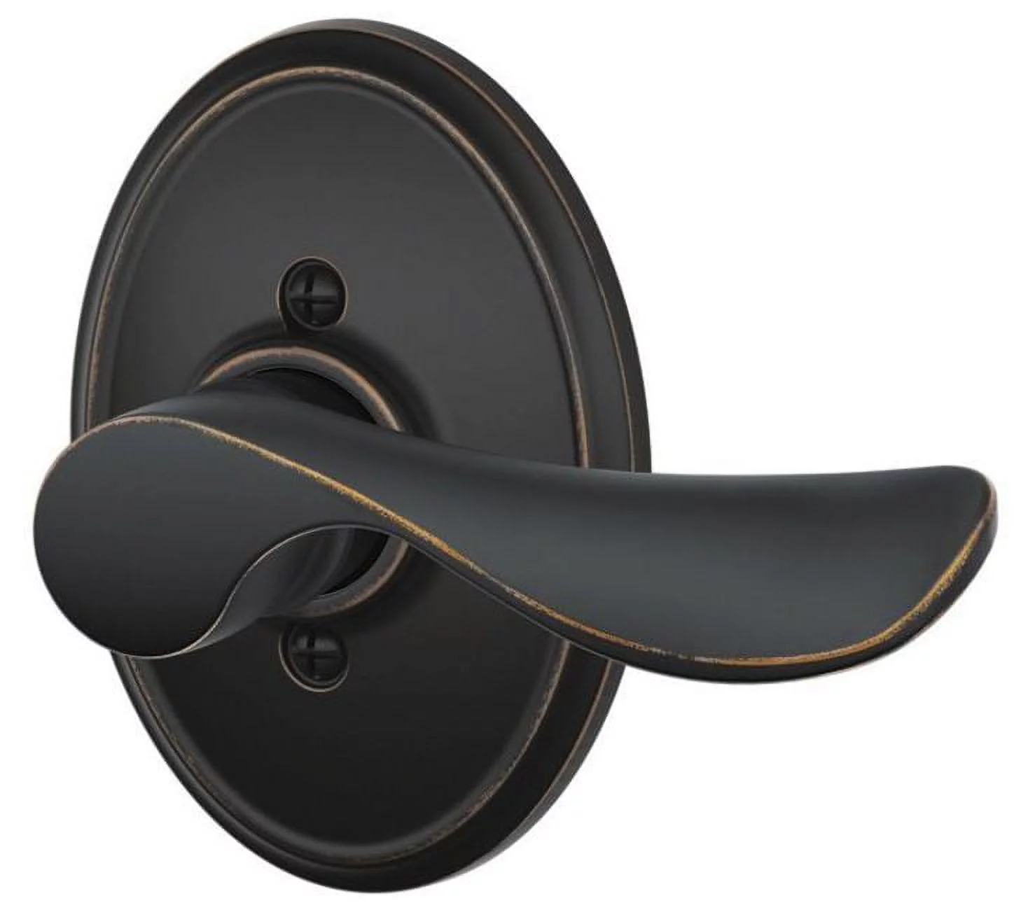 Schlage F170-Chp-Wkf-Rh Champagne Right Handed Non-Turning One-Sided Dummy Door Lever -