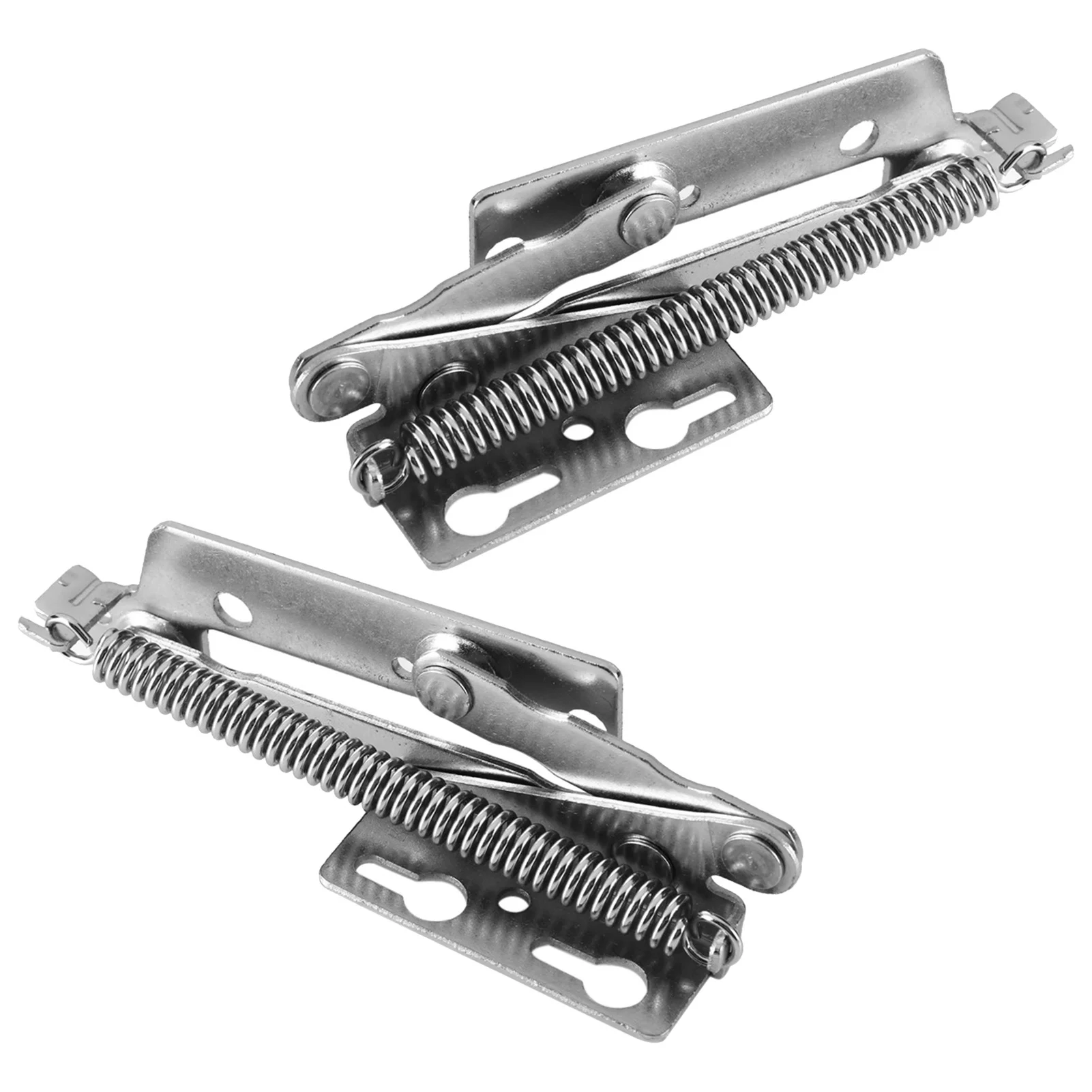 2 PCS Cabinet Hinges, Soft Close Hinge Hydraulic Frameless Cabinet Doors Hinges Adjustable Mounting Hinges for Cabinet, Cupboards, Wardrobe