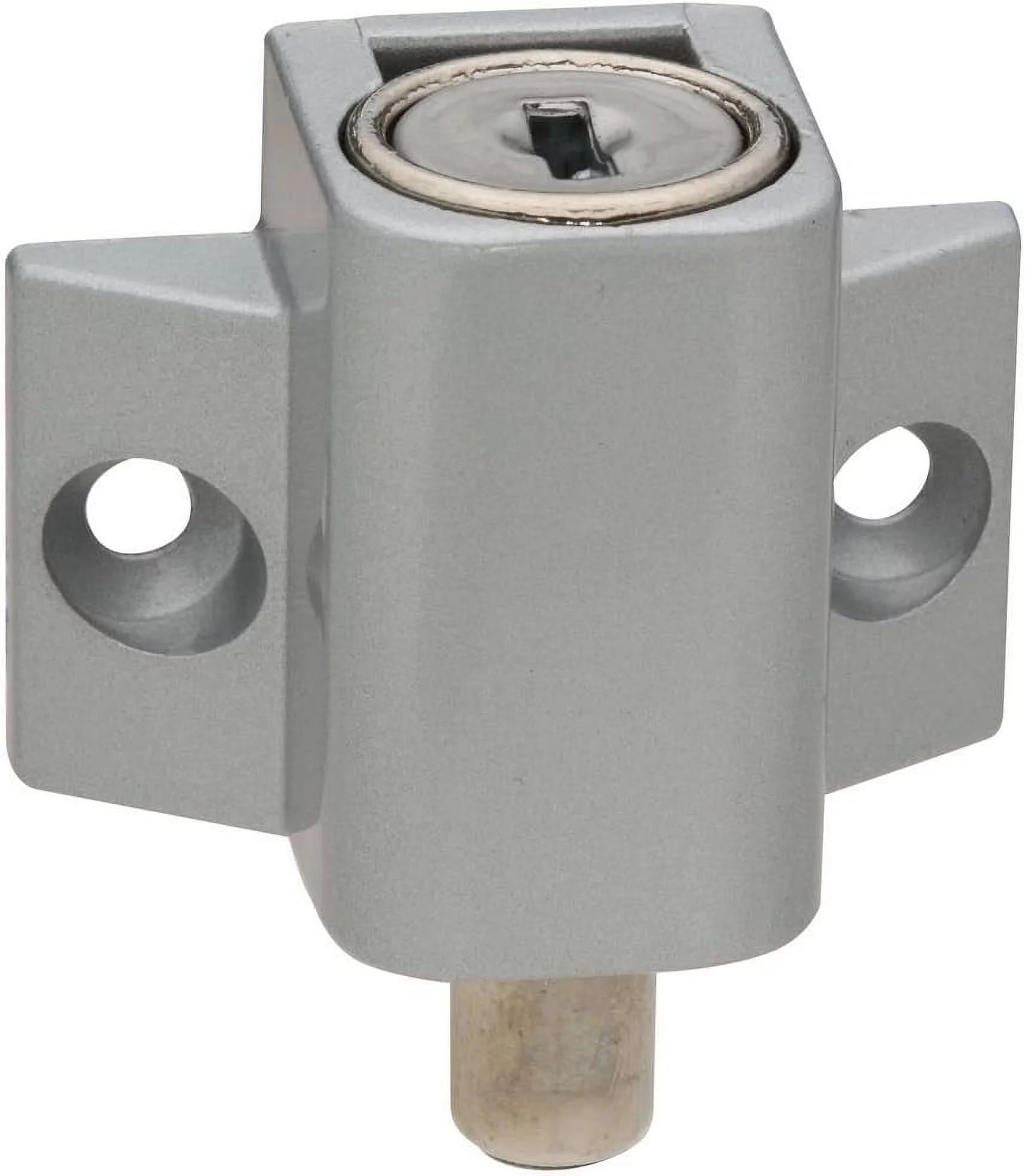 VKA815 Keyed Patio Door Lock In Aluminum