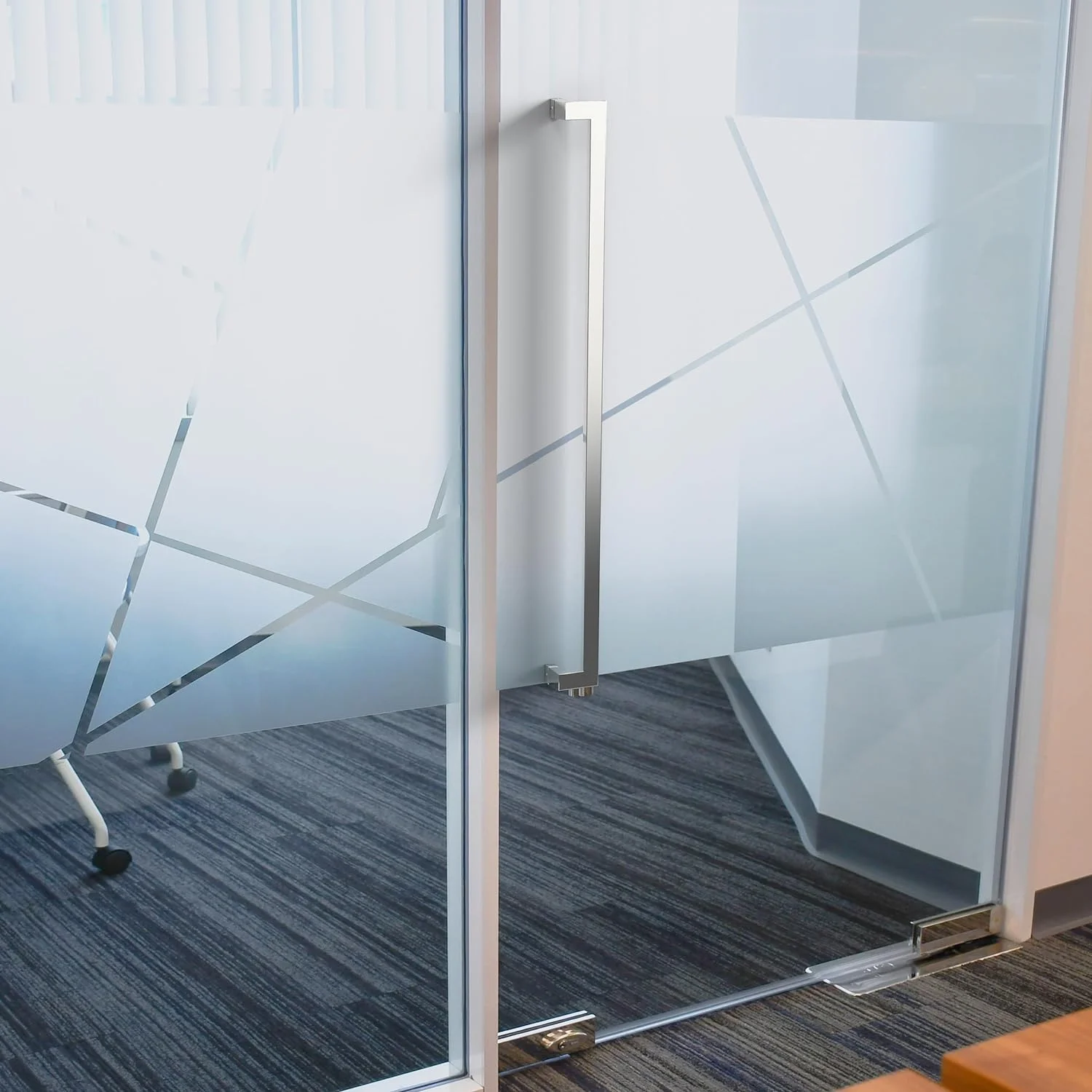 Modern Contemporary Long Stainless Steel Push Pull Door Handle for Home Entrance Glass Shower Wooden Barn & Office Store Shop Doors - Brushed - 48 Inch