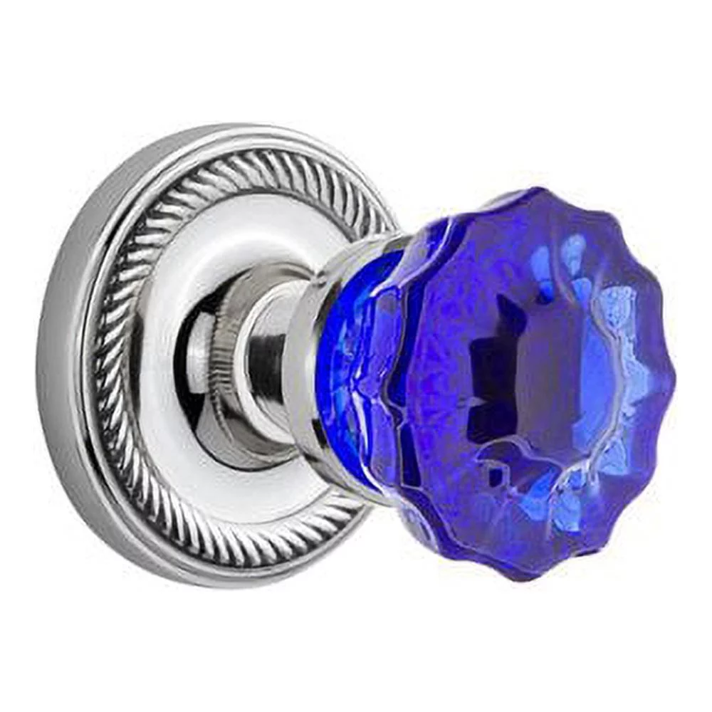 Nostalgic Warehouse Ropcrc_Dd_Nk Rope Solid Brass Rose Dummy Door Knob Set - Bronze