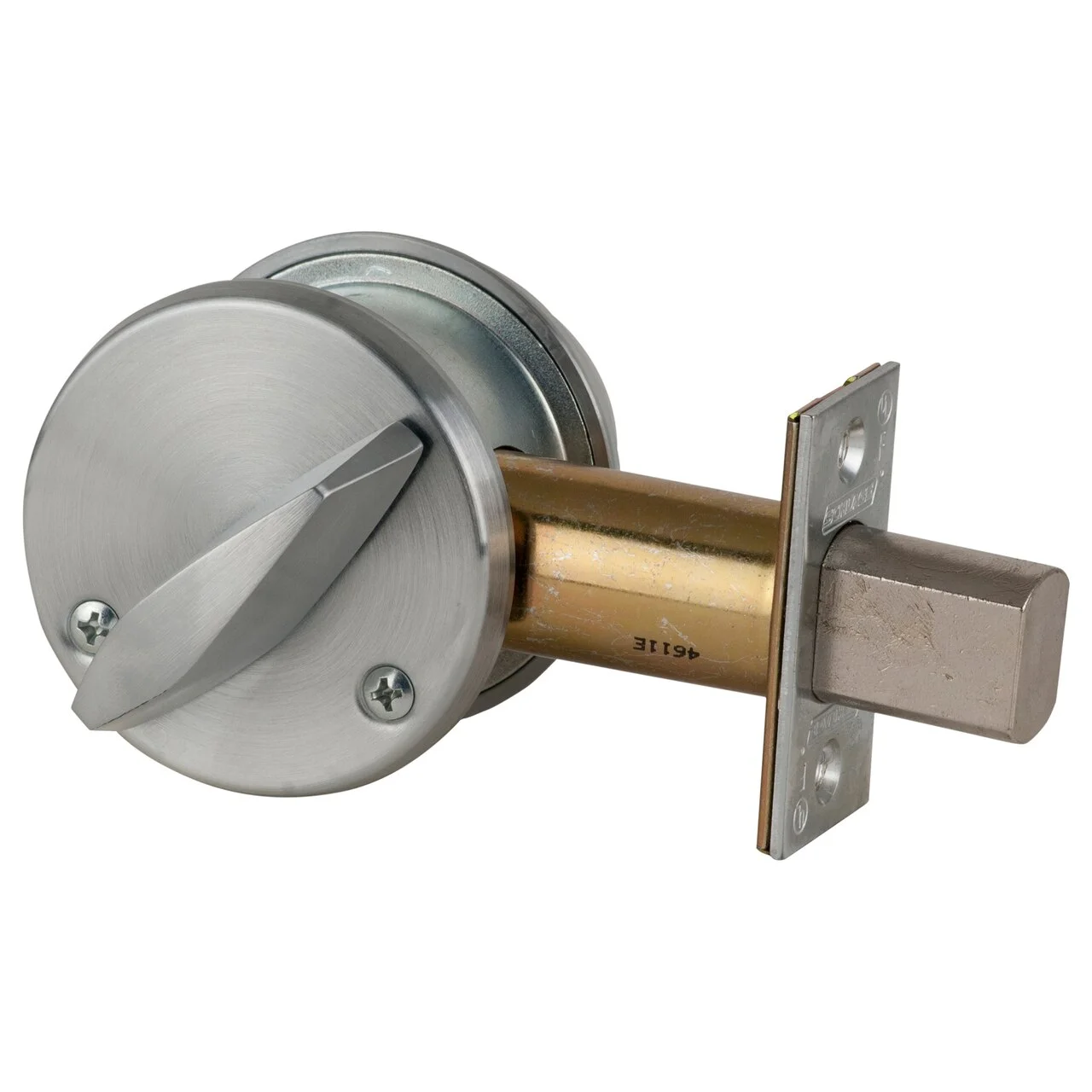 Schlage B660J 626 Grade 2 Single Cylinder Deadbolt 2-3/4 Backset FSIC Prep Less Core Satin Chrome Finish