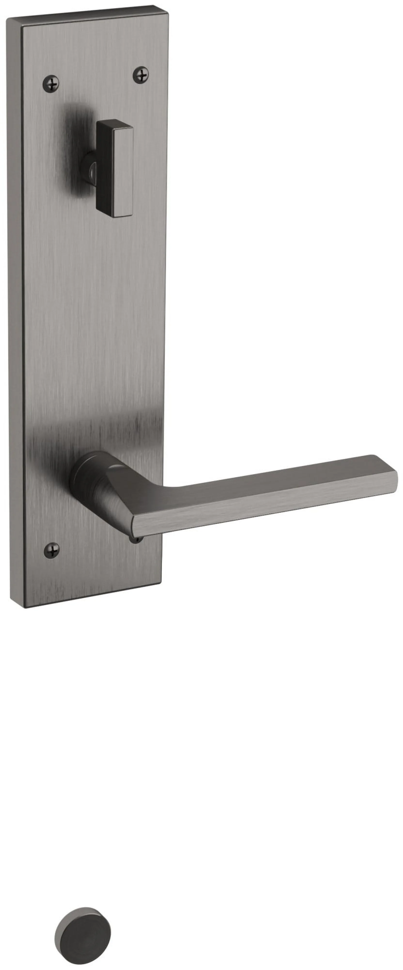 Baldwin 85391260RENT Minneapolis 0.75 in. Right Hand Single Cylinder Entry Tubular Handleset with 5162 Lever - Bright Chrome