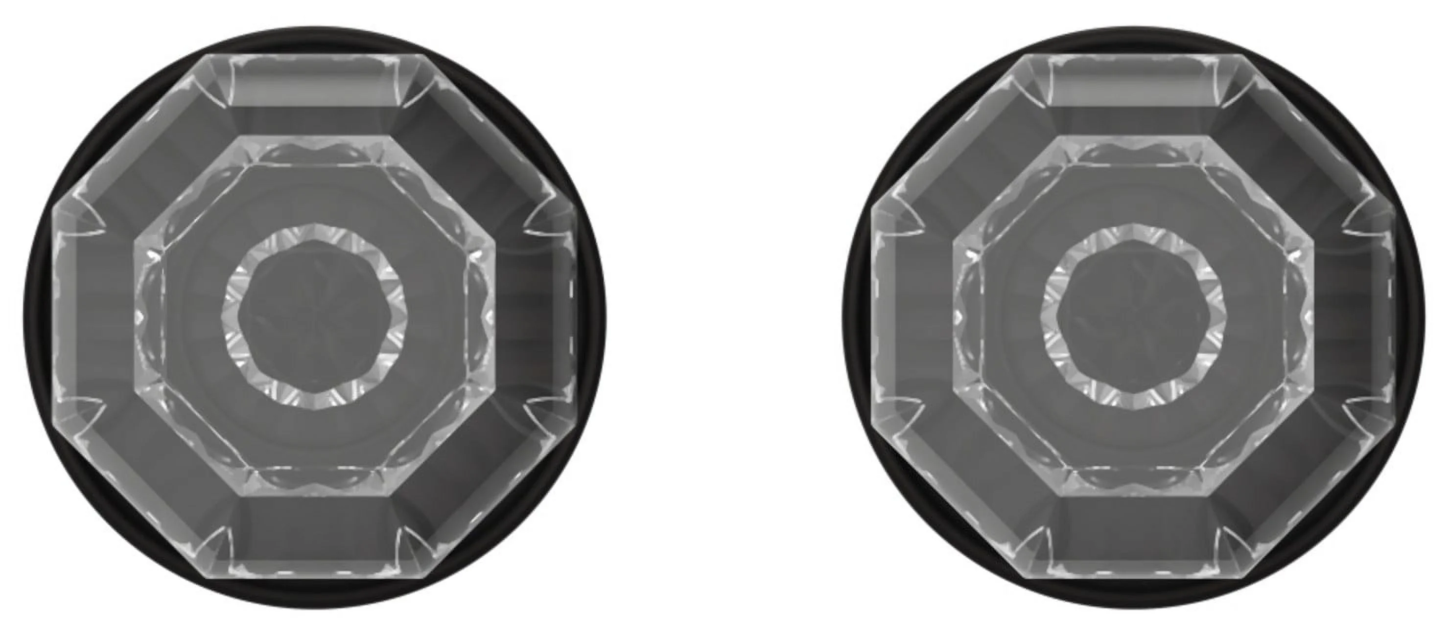 Baldwin 5080.102.FD Filmore Oil-Rubbed Bronze Full-Dummy Knob Set