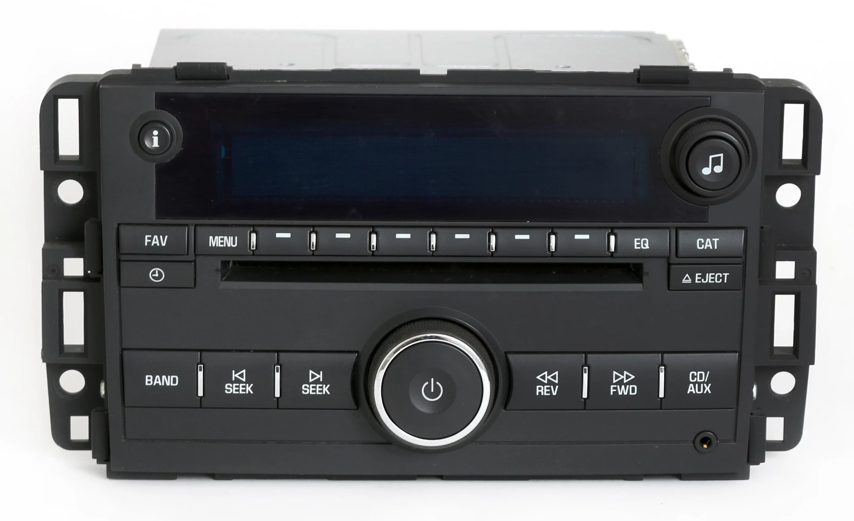 Restored Chevy Impala 2009 Black Radio AM FM CD w Auxiliary Input 25980720 Unlocked (Refurbished)