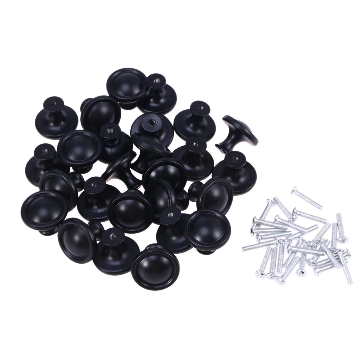 Commercial Door Handle Doorknobs Sliding Handles Cabinet Single Hole Furniture 25 PCS