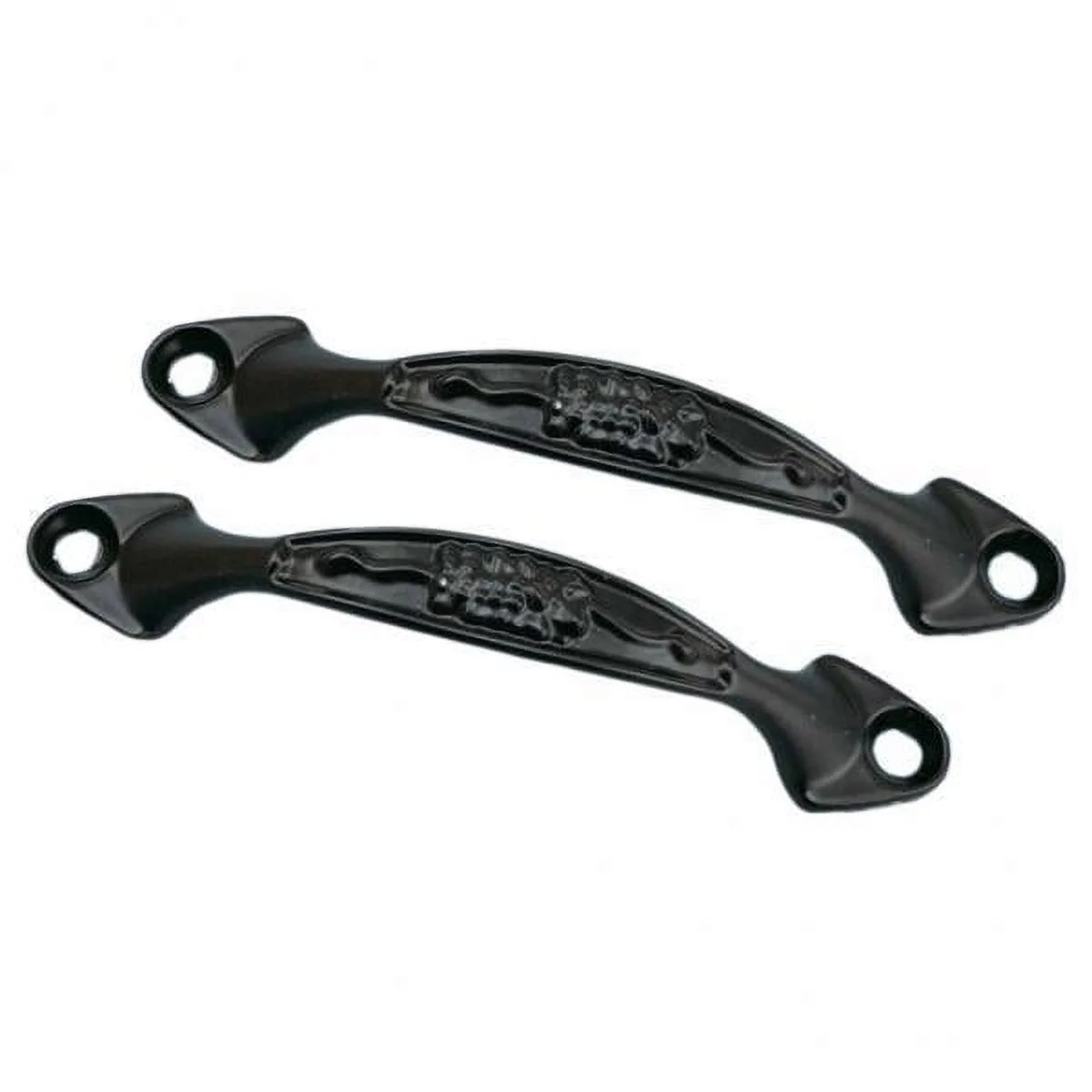 Baoblaze 4x2pcs Alloy Cabinet Door Pulls Handles Home Furniture Door Hardware A_Black